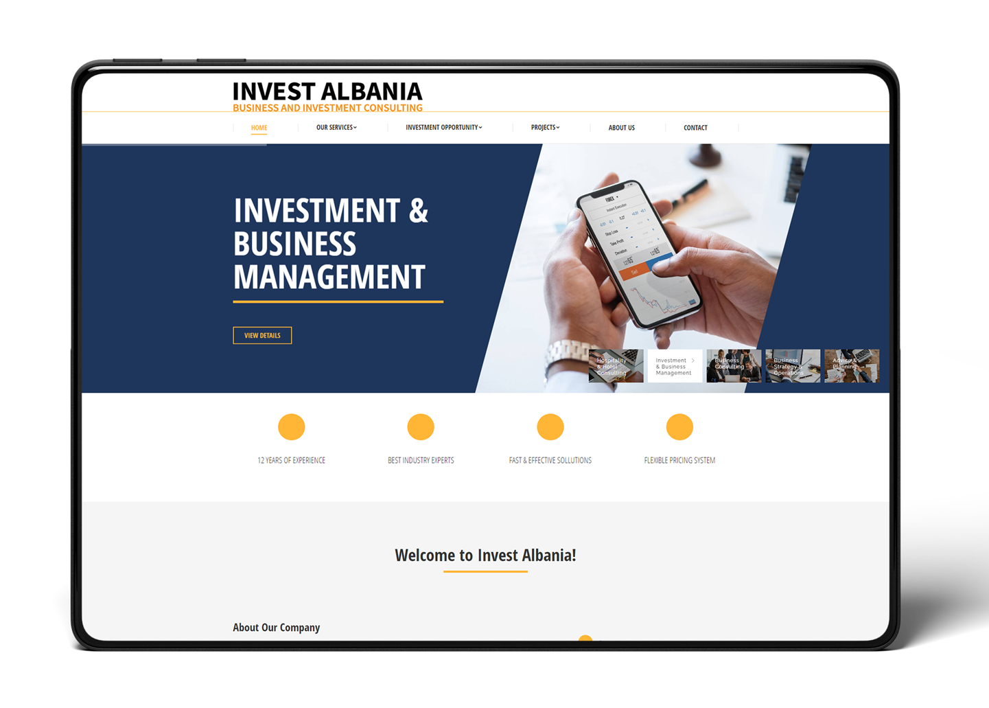 Investment Management System and Website